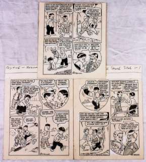Original Comic Pages by Milt Hammer (3) | Goldfinch Auctions