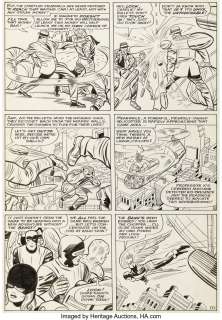 Kirby, Jack | Jack Kirby and Chic Stone X-Men #8 Story Page 15 Original Art (Marvel, 1964).... | Heritage