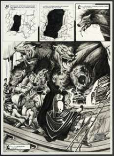 Martin Sauri La Odisea Splash Page 43 Original Art (Norma Editoiral, 2007).... | Heritage