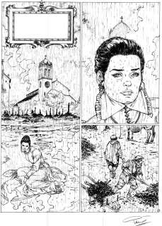 Paul TENG - Planche originale 1 de L‘ORDRE IMPAIR tome 4 Paris 1791