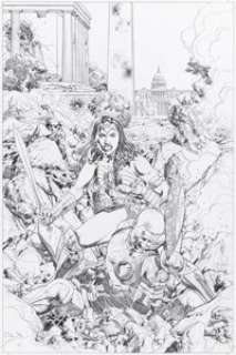Fernando Pasarin - Wonder Woman #41 Cover Original Art (DC, 2018)....