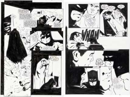 Cary Nord and Jason Baumgartner - Action Comics #766 Pages 9 and 10 Original Art (DC, 2000). (Total: 2 Original Art)
