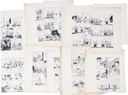 Jiro Ota’s Hand-Drawn Manuscript "Yajibo Kidabo Otegara on the way" is inconsistent in 15 pieces | Mandarake (Big Web)