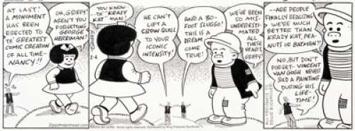 Bill Griffith - Zippy the Pinhead Daily Comic Strip Original Art dated 2-4-04 (King Features Syndicate, 2004).