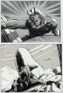 Barry Smith "Kull of Atlantis" Story Page 16 Original Art (c. 1970).