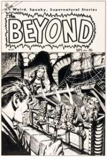 Jim McLaughlin The Beyond #28 Cover Original Art (Ace Magazines, 1954). | Heritage