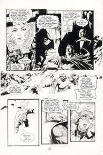 Joe Quesada and Kevin Nowlan Batman: Sword of Azrael #1 Story Page 22 Original Art (DC, 1992).