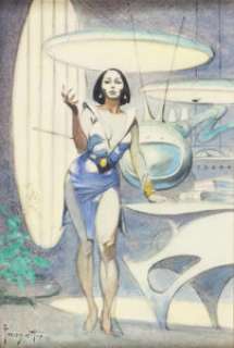 Frank Frazetta Elements Magazine #3 "Deina" Preliminary Original Art (Dow Chemical Co., 1973). | Heritage