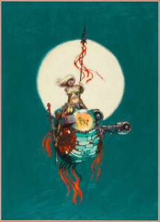 Vaughn Bodé and Larry Todd Vampirella #3 Cover Painting Original Art (Warren, 1970). | Heritage