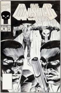 Kevin Kobasic Punisher #60 Cover Original Art (Marvel, 2017).