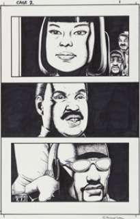 Richard Corben Cage #2 Story Page 1 Original Art (Marvel, 2002). | Heritage