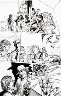 Barry Windsor-Smith and John Floyd WildStorm Rising #1 Story Page 17 Original Art (Image, 1995).