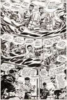 Frank Robbins Detective Comics #421 Batman Story Page 8 Original Art (DC, 1972).