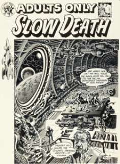 Rand Holmes Slow Death #6 Cover Original Art (Last Gasp, 1974). | Heritage