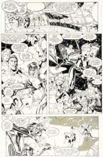 Jim Lee, Scott Williams, and Karl Altstaetter The Uncanny X-Men #275 Story Page 9 Original Art (Marvel, 1991).