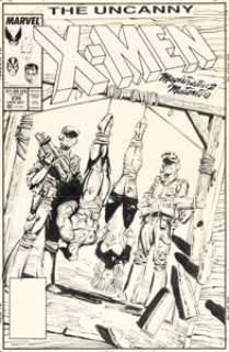 Marc Silvestri and Dan Green The Uncanny X-Men #236 Cover Original Art (Marvel, 1988).