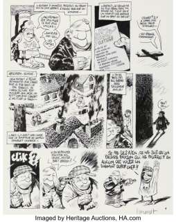 Manu Larcenet Bill Baroud Story Page 4 Original Art (Fluide Glacial, c. 2000).