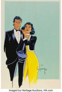 Philippe Francq Largo Winch Dutch Connection Deluxe Album #3 Cover Original Art (Khani Éditions, 1995). | Heritage