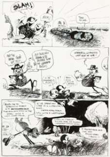 Dan O‘Neill Air Pirates Funnies #1 Story Page 3 Original Art (Hell Comics, 1971).