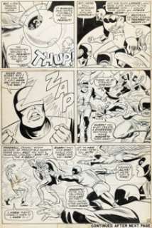 Werner Roth and Dick Ayers The X-Men #18 Story Page 16 Original Art (Marvel, 1966). | Heritage