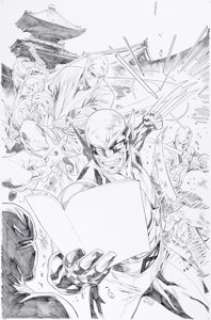 Carlos Gómez Wolverine #2 Variant Cover Pencils Original Art (Marvel, 2024).