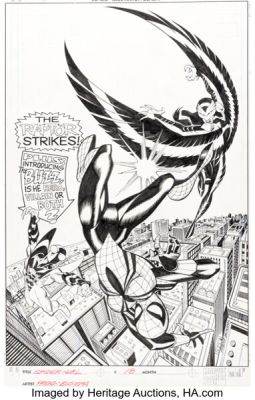 Ron Frenz and Sal Buscema Spider-Girl #18 Cover Original Art (Marvel, 2000).