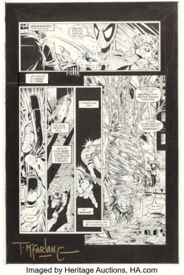 Todd McFarlane Spider-Man #1 Story Page 6 Original Art (Marvel, 1990). | Heritage