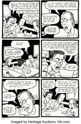 Joe Matt Peepshow #5 Story Page 10 Original Art (Drawn & Quarterly, 1993).
