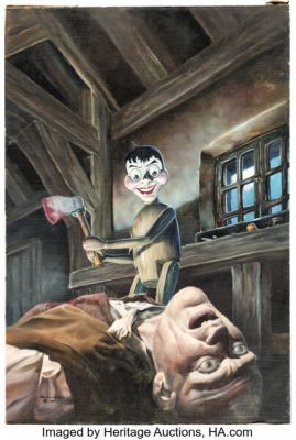John Bolton Tales of Terror #11 Cover Painting Original Art (Eclipse, 1987). | Heritage