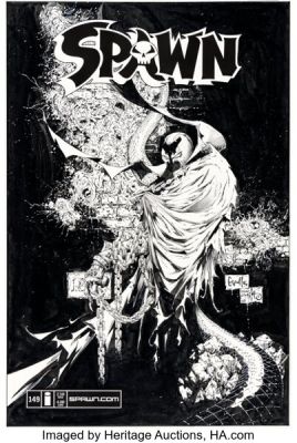 Greg Capullo and Danny Miki Spawn #149 Cover Original Art (Image, 2005). | Heritage