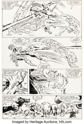 Frank Miller and Klaus Janson Daredevil #167 Mauler First Appearance Issue Story Page 6 Original Art (Marvel, 1981). | Heritage
