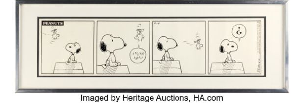 Charles Schulz Peanuts Daily Comic Strip Original Art dated 9-4-76 (United Feature Syndicate, 1976). | Heritage