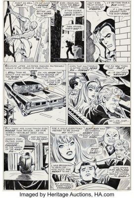 John Romita Sr., Don Heck, and Mike Esposito (as Mikey Demeo) The Amazing Spider-Man #60 Story Page 8 Original Art (Marvel, 1967). | Heritage