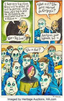 Richard Sala Violenzia And Other Deadly Amusements Story Page 24 Original Art (Fantagraphics, 2015). | Heritage