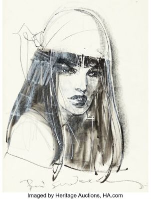 Bill Sienkiewicz - Elektra Specialty Illustration Original Art (undated). | Heritage