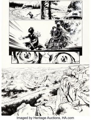 Jean-Charles Poupard Jack l‘éventreur, Le Protocole Hypnos #2 Story Page 3 Original Art (Soleil Productions, 2013).