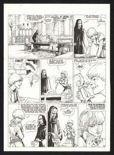 Grzegorz Rosinski - Planche originale n°30 - Dame Gerfaut - Complainte des Landes Perdues