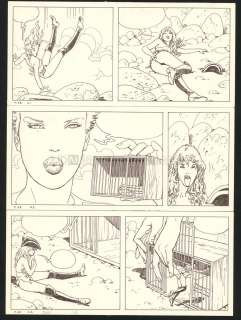 Milo Manara - Planche originale n°48 - Gulliveriana
