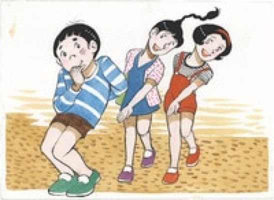 Tomoe Satoo Hand-Drawn Color Illustration "Go-nen Hibari-gumi" | Mandarake (Big Web)