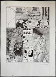 Renaud | Renaud - Planche originale - Jessica Blandy T16 - Buzzard Blues - (1999) | Catawiki