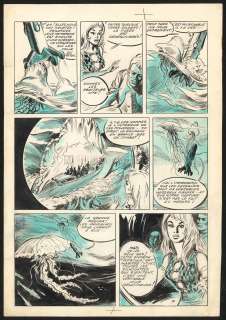 Jean-Claude Forest - Planche originale n°12, prépubliée dans V magazine en 1962 - Barbarella - Barbarella