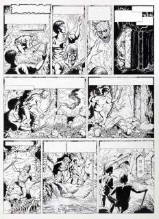 Pleyers - Jhen, planche n°31 Ã  l‘encre de Chine et Ã  la…