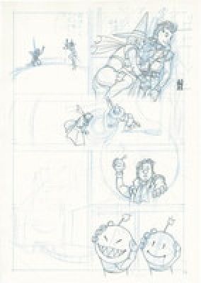 Buichi Terasawa Hand-Drawn Manuscript "Cobra" | Mandarake (Big Web)