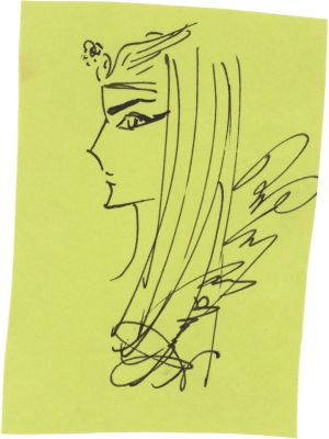 Chieko Hosokawa Hand-Drawn Illustration "Crest of the Royal Family" | Mandarake (Big Web)