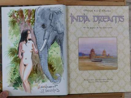 India Dreams T10 - Le Joyau de la Couronne + dessin original couleur - 1 Album - EO - 2007 | Catawiki