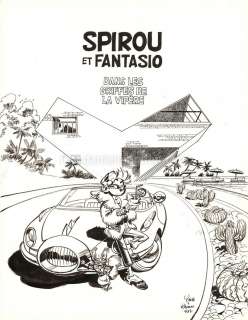 Yoann - Couverture originale - Dans les griffes de la Vipère - Spirou et Fantasio