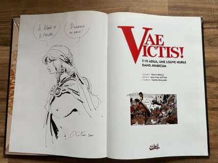 Vae Victis T12 - Adua , une louve hurle dans avaricum + dédicace - C - EO - (2001) | Catawiki