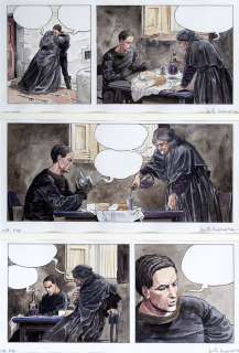 Manara | Borgia, planche n°32 Ã  l’encre de Chine et Ã … | Millon