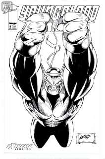 Rob Liefeld - Youngblood Strikefile 4 Cover