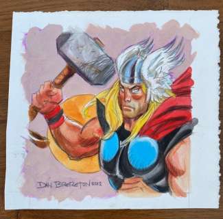 Brereton, Dan - 1 Original colour drawing - Thor - 2012 | Catawiki